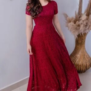 Vestido Longo Romântico que Valoriza Sua Presença em Qualquer Evento