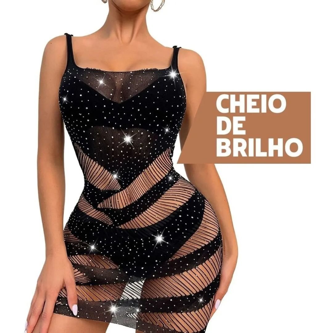 Mini Vestido Lingerie Luxo que Valoriza Seu Corpo com Elegância - Imagem 2