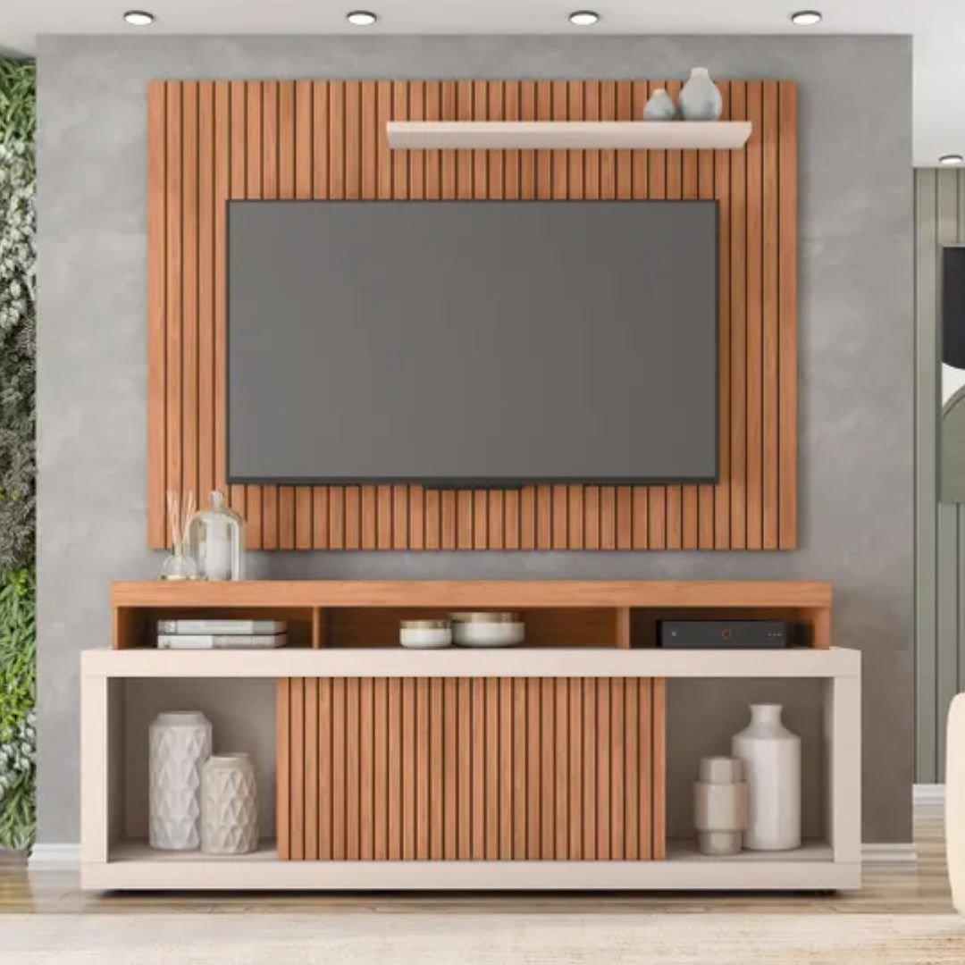 Rack para TV até 70" com Painel que Valoriza sua Sala