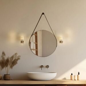 Espelho Redondo Adnet 30cm: Sofisticação e Praticidade Diária