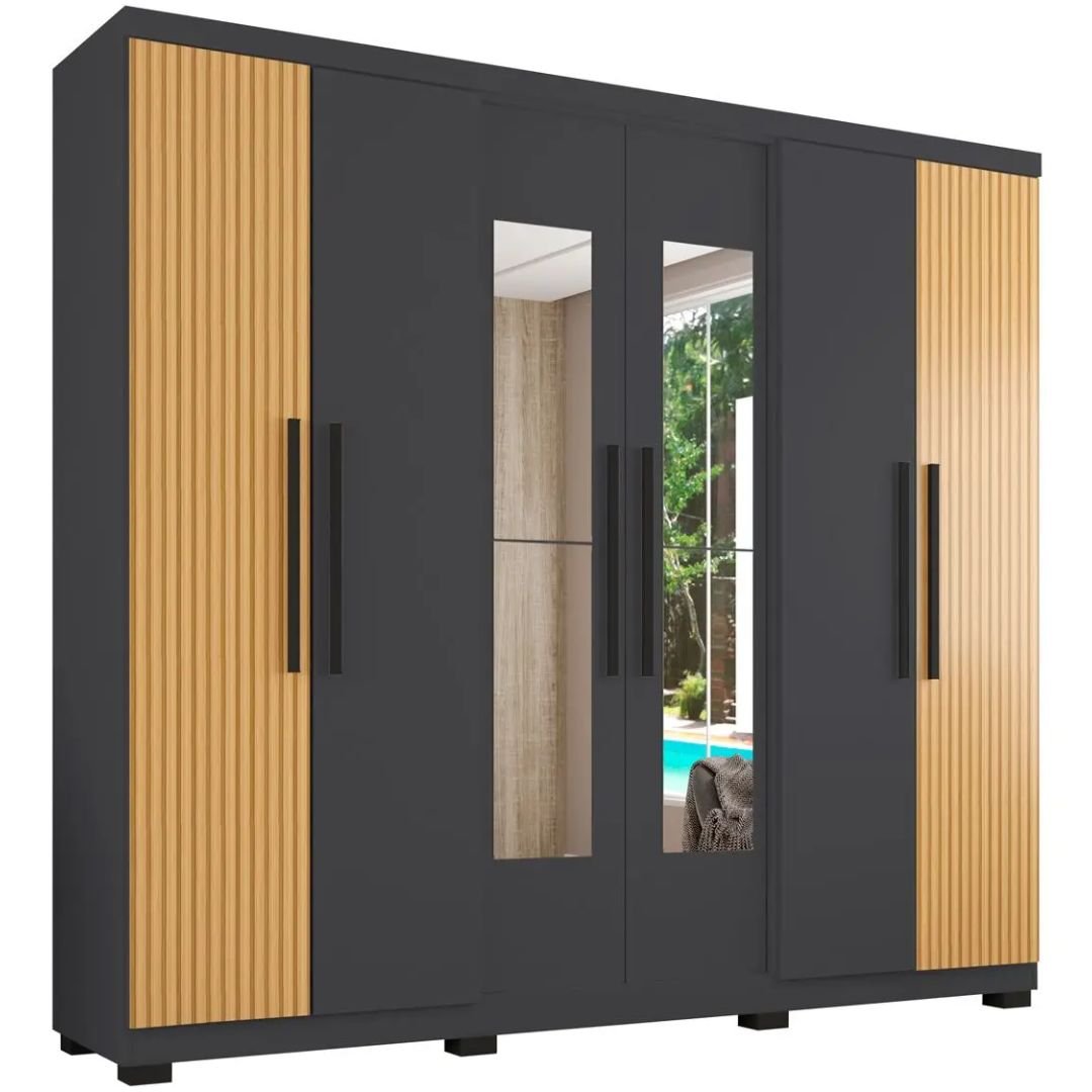 Guarda-roupa Casal Braga: Espaço, Organização e Espelho