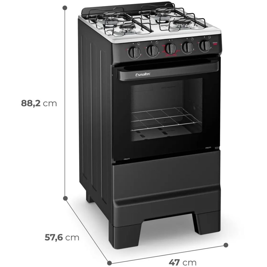 Eficiência e praticidade com o Fogão 4 Bocas Ideal Pop 4120 - Imagem 11