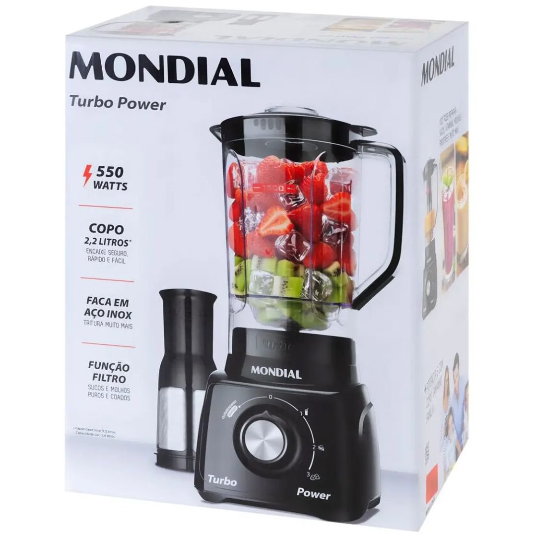 Liquidificador Mondial Turbo Power: potência e praticidade diária - Imagem 18