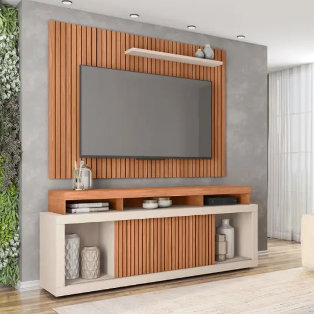 Rack para TV até 70" com Painel que Valoriza sua Sala - Imagem 2