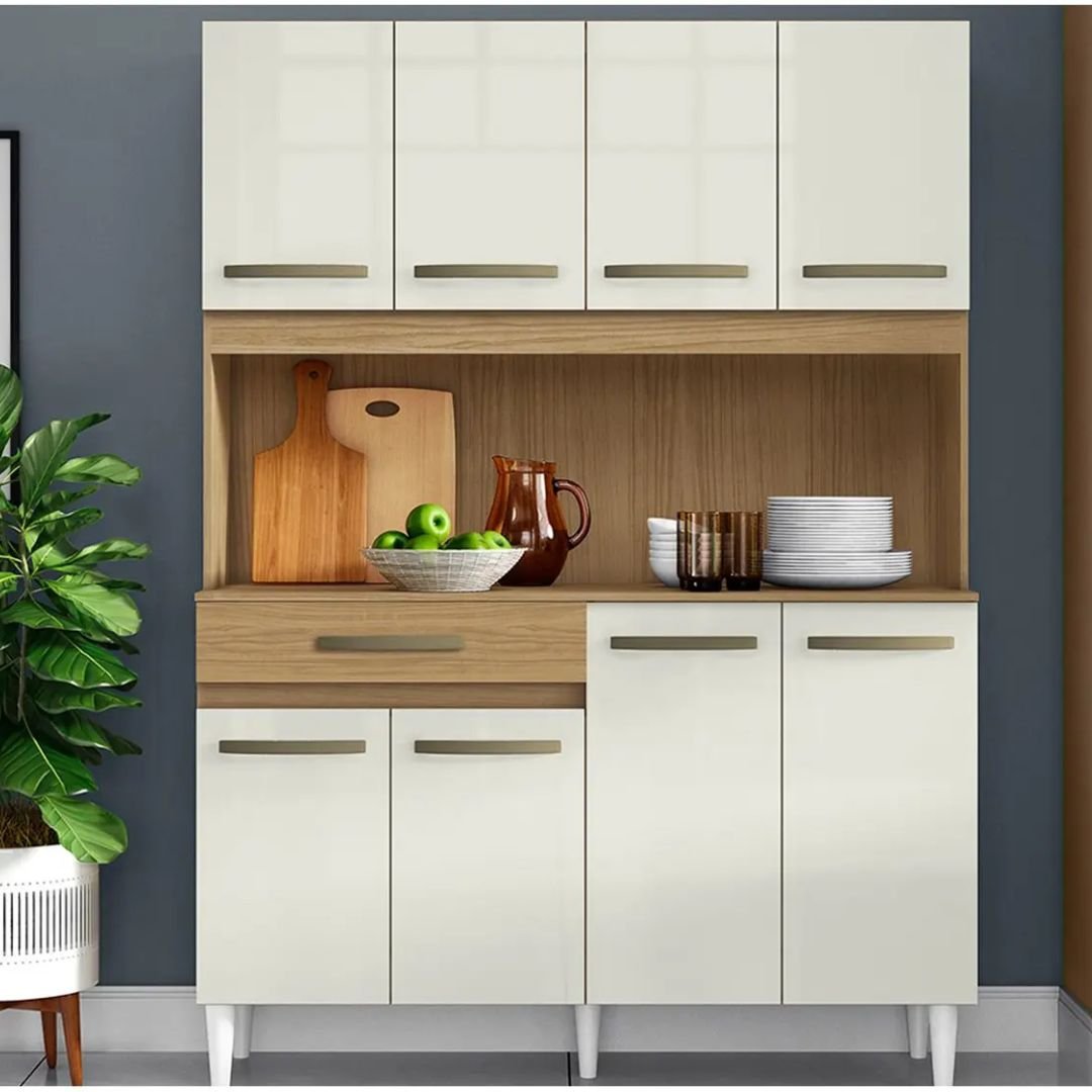 Mais Espaço e Organização com o Armário Compacto Cleo 8 Portas - Imagem 2