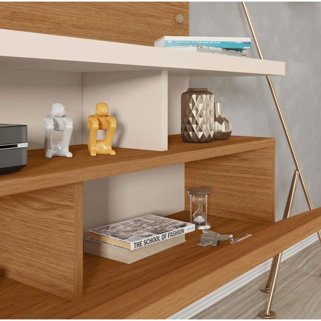 Painel para TV até 55'' que valoriza e organiza sua sala - Imagem 3