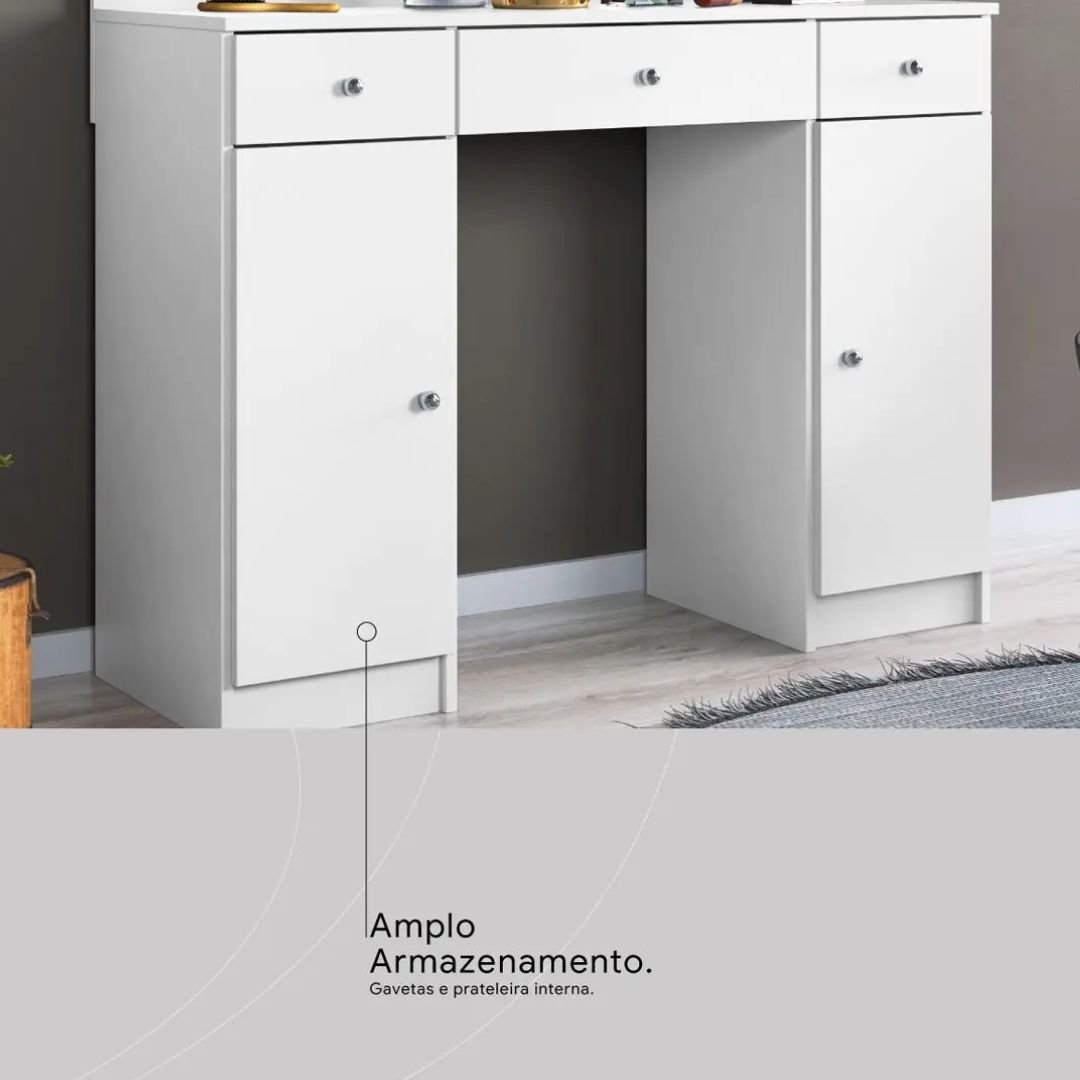 Organize-se com Elegância: Penteadeira Camarim com LED - Imagem 3