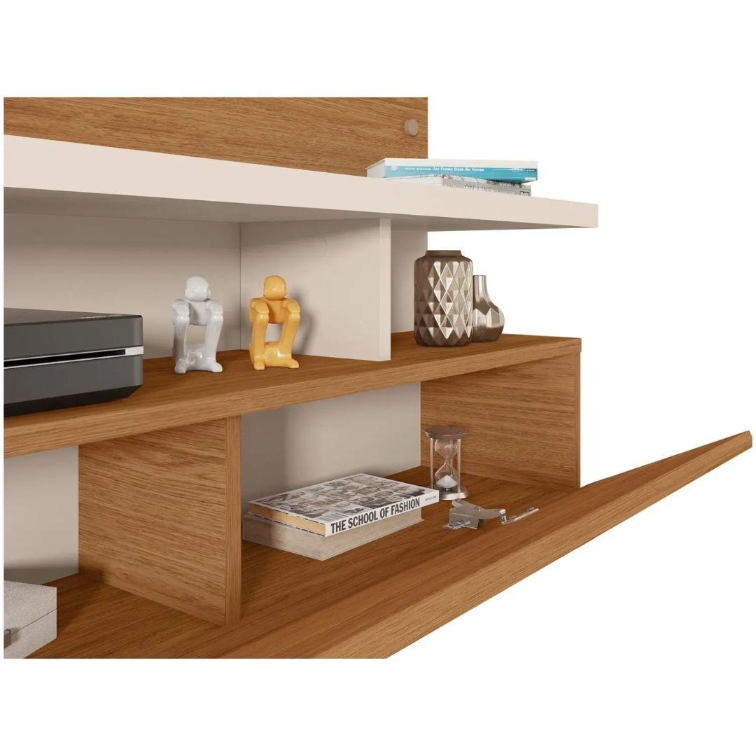 Painel para TV até 55'' que valoriza e organiza sua sala - Imagem 6
