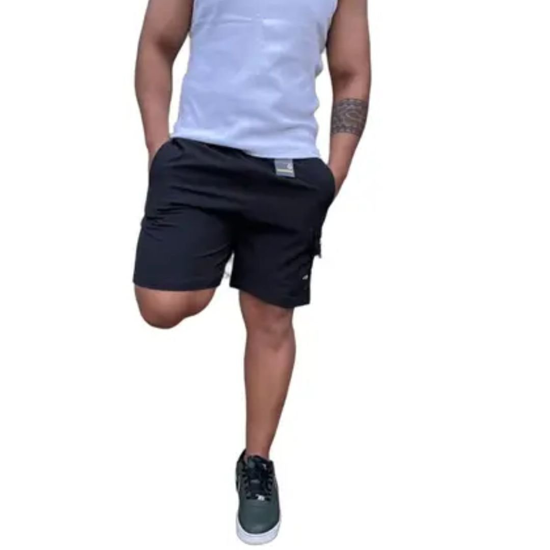 Kit 2 Shorts Cargo Masculino em Elastano Confortável - Imagem 2