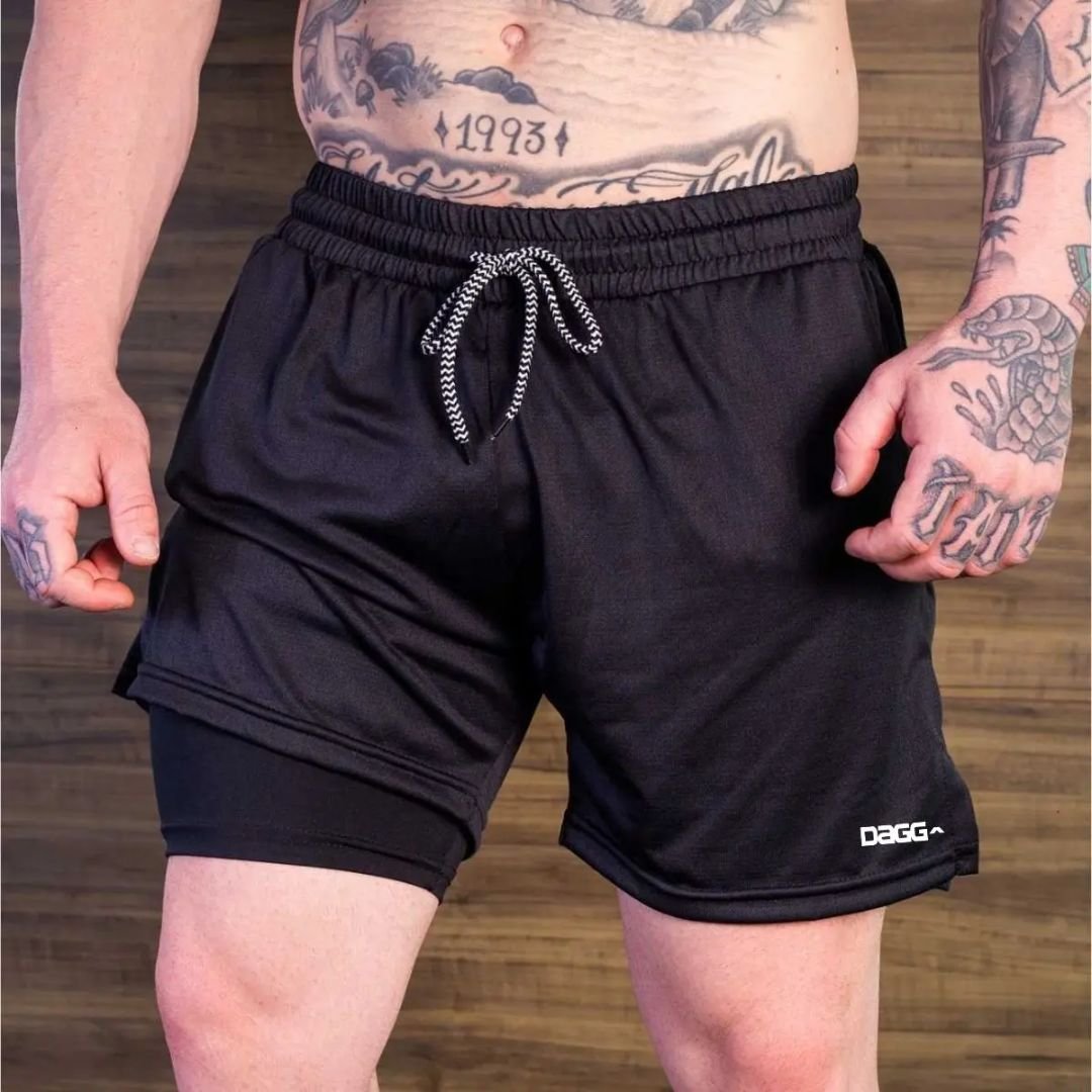 Kit 2 Shorts Masculino Academia com Segunda Pele - Imagem 2