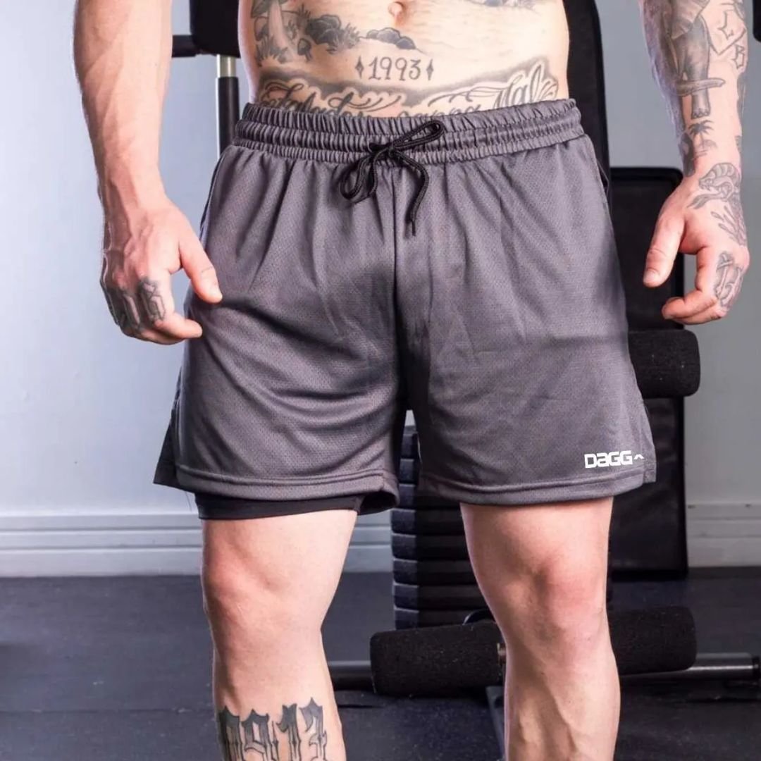 Kit 2 Shorts Masculino Academia com Segunda Pele - Imagem 4