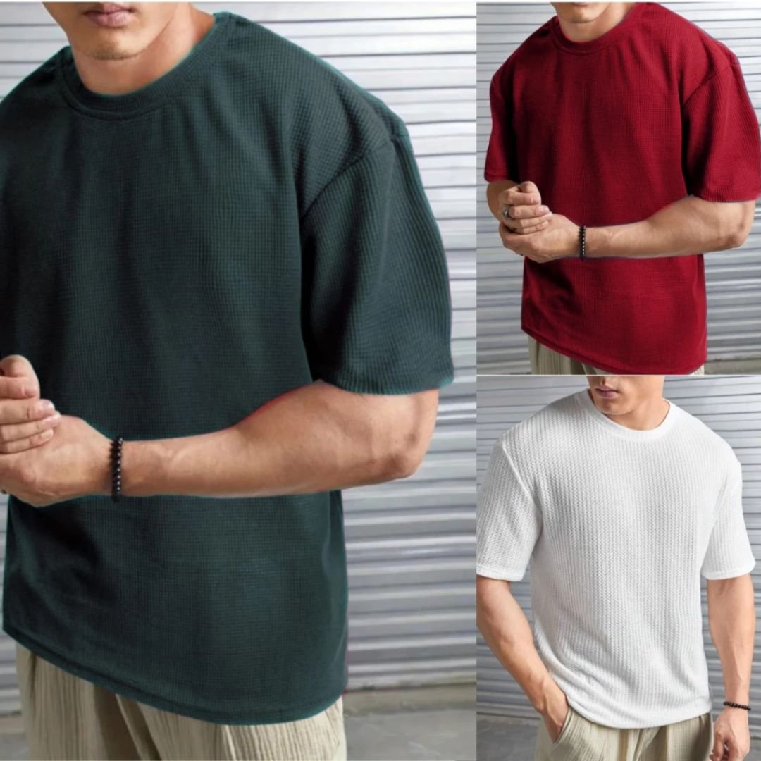 Kit 3 Camisetas Oversized Masculinas: Estilo e Conforto Diário - Imagem 2