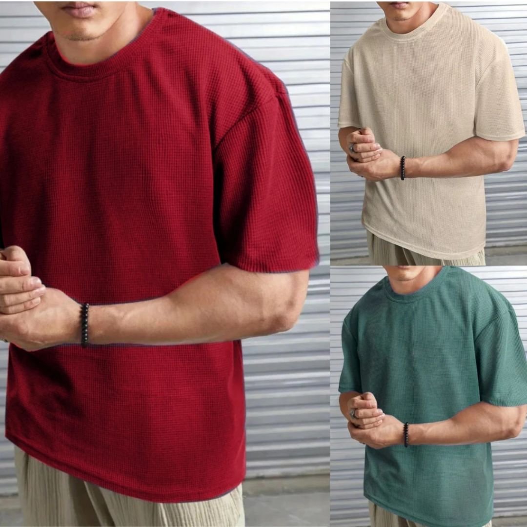 Kit 3 Camisetas Oversized Masculinas: Estilo e Conforto Diário - Imagem 5