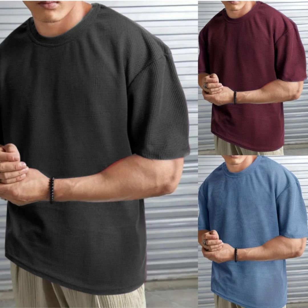 Kit 3 Camisetas Oversized Masculinas: Estilo e Conforto Diário - Imagem 8