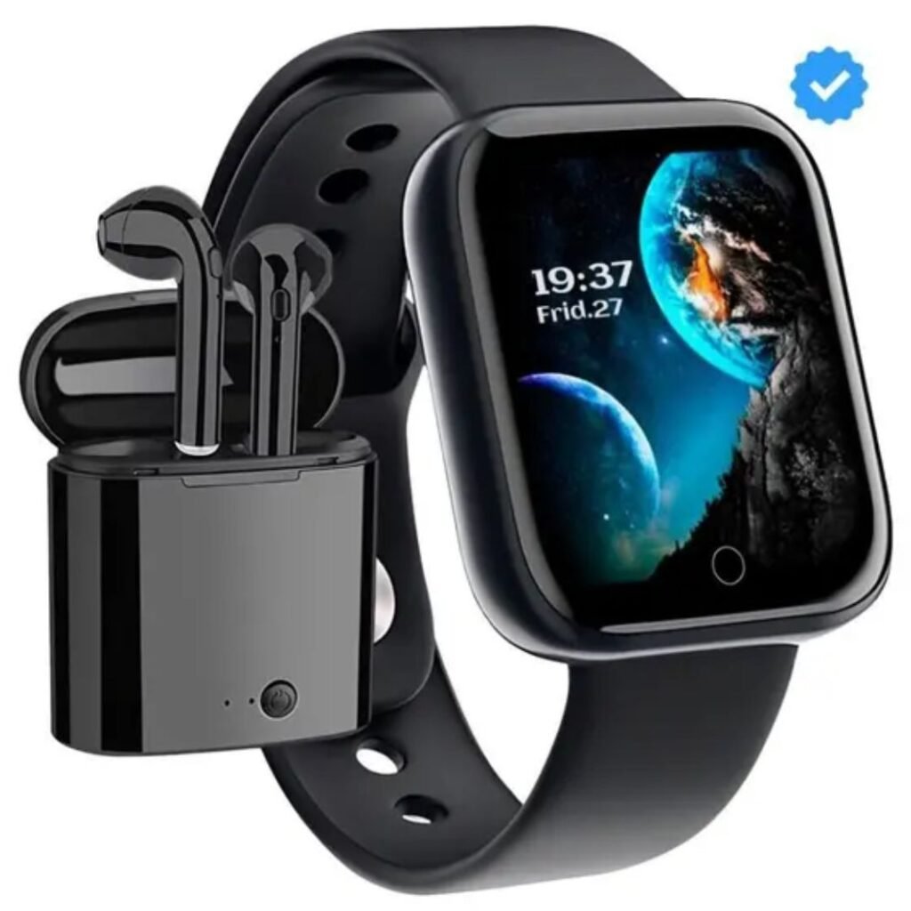 Fone Bluetooth TWS + Smartwatch Y8: Mais Liberdade no Seu Dia