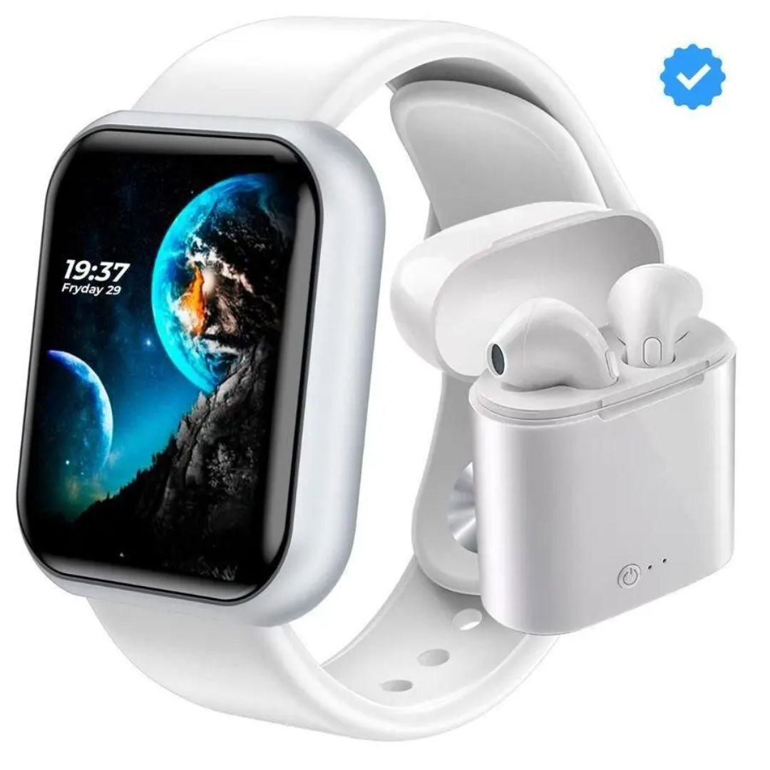 Fone Bluetooth TWS + Smartwatch Y8: Mais Liberdade no Seu Dia - Imagem 6