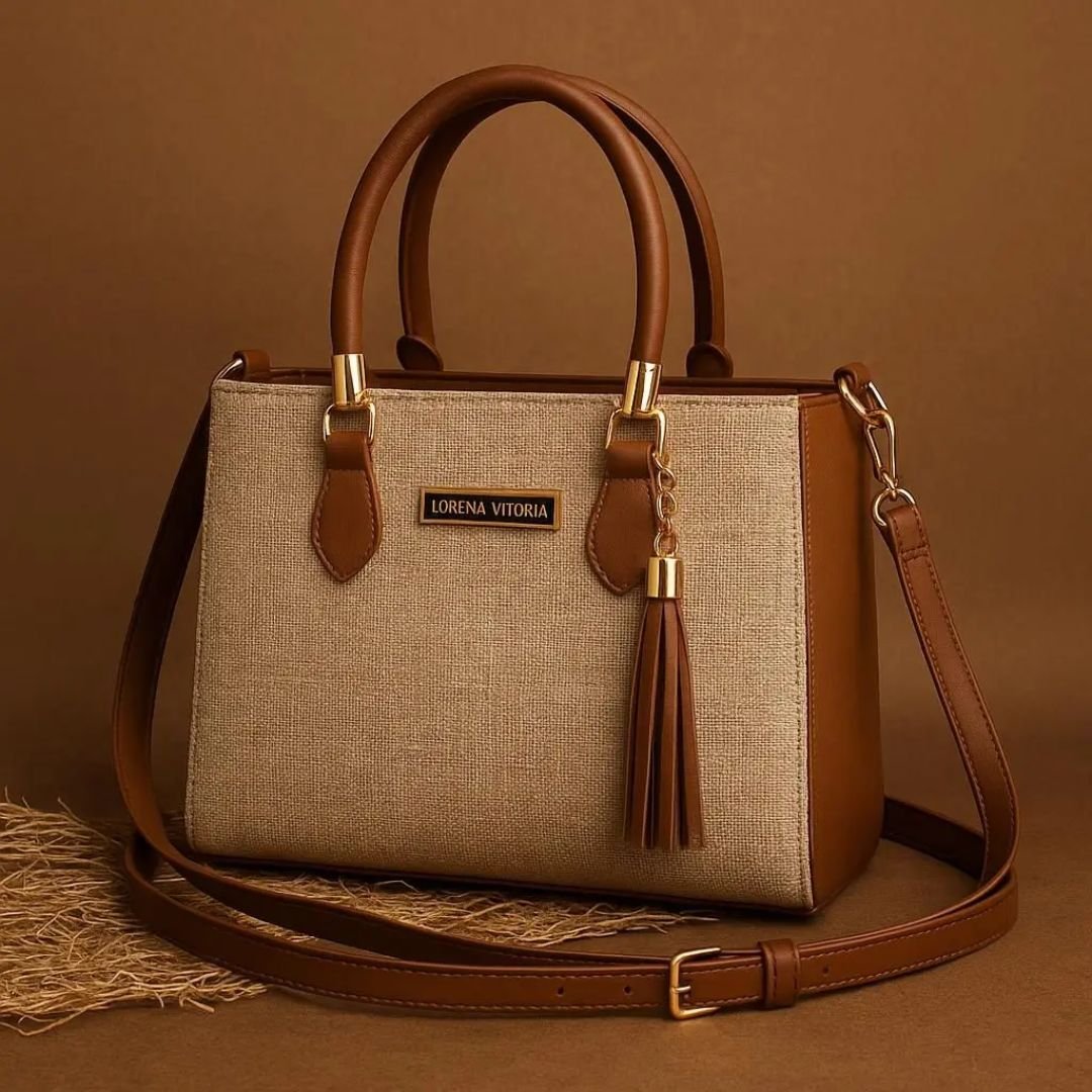 Bolsa Lorena Vitória em estilo palha: uma opção versátil para quem prioriza visual e praticidade